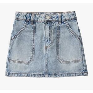 United‎ Colors Of Benetton Girls Denim Skirt 8-9 Years Large Rhinestones